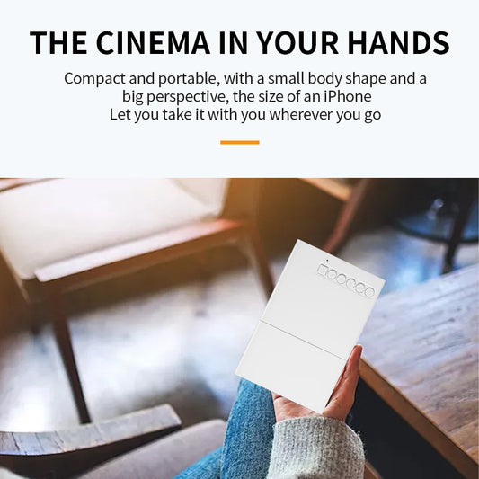 Portable Mini Projector 180° – Turn Any Wall Into a Cinema